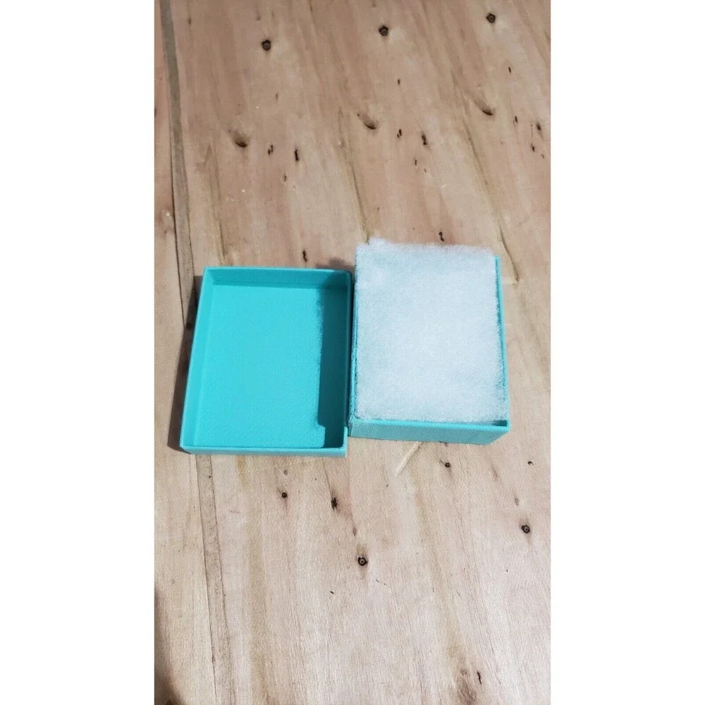 Tiffany & Co. Small Empty Box Size 4x4 Inches With Tissue